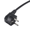 Akyga AK-NB-01C portatīvā datora strāvas kabelis CEE 7/7 – IEC C5, varš 3x0,75 mm², 1,5 m, melns