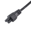Akyga AK-NB-01C portatīvā datora strāvas kabelis CEE 7/7 – IEC C5, varš 3x0,75 mm², 1,5 m, melns