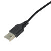 Akyga AK-DC-03 barošanas kabelis USB-A spraudnis – DC 3,5 x 1,35 mm spraudnis, 0,8 m, melns