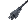 Akyga AK-NB-08A portatīvā datora strāvas kabelis CEE 7/7 – IEC C5, CCA 3x0,5 mm², 1 m, melns