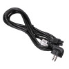 Akyga AK-NB-10A strāvas kabelis CEE 7/7 – IEC C5, CCA 3x0,5 mm², 3 m, melns