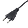 Akyga AK-OT-05A barošanas kabelis ar brīvu galu CEE 7/16 (Europlug), varš 2 x 0,75 mm², 1,5 m, melns