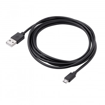 Akyga AK-USB-01 USB 2.0 kabelis USB-A (M) uz Micro USB-B (M), 1,8 m, melns