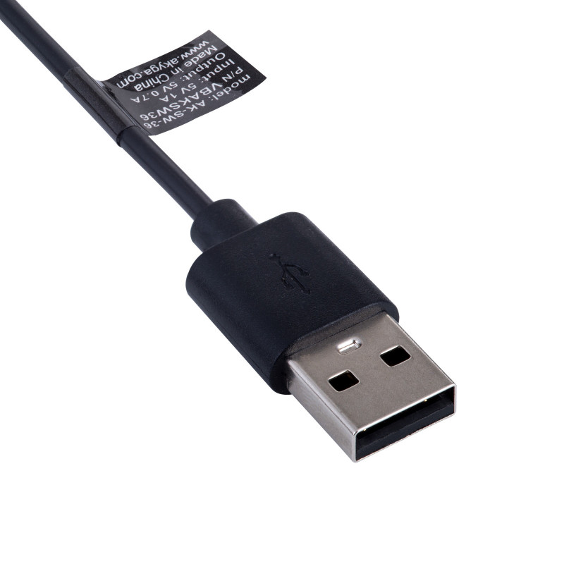 Akyga AK-SW-36 uzlādes kabelis, paredzēts Xiaomi Mi Watch Lite / Redmi Watch, USB-A, 1 m