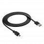 Akyga AK-USB-03 USB 2.0 kabelis USB-A (M) uz Mini USB-B 5 kontaktu (M), 1,8 m, melns