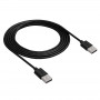 Akyga AK-USB-11 USB 2.0 kabelis USB-A (M) uz USB-A (M), 1,8 m, melns