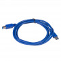 Akyga AK-USB-09 USB 3.0 printera kabelis USB-A (M) uz USB-B (M), 1,8 m, melns