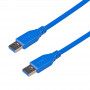 Akyga AK-USB-14 USB 3.0 kabelis USB-A (M) uz USB-A (M), 1,8 m, zils