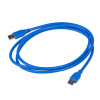 Akyga AK-USB-14 USB 3.0 kabelis USB-A (M) uz USB-A (M), 1,8 m, zils
