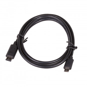Akyga AK-USB-16 USB 2.0 kabelis Micro USB-B (M) uz USB-C (M), 1 m, melns