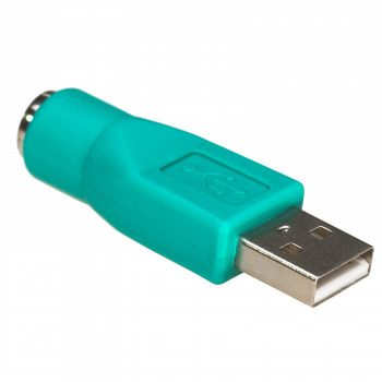 Akyga AK-AD-14 USB-A (F) uz PS/2 (M) adapteris, zaļš