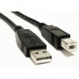 Akyga AK-USB-18 USB 2.0 printera kabelis USB-A (M) uz USB-B (M), 5 m, melns