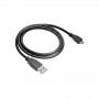 Akyga AK-USB-21 USB 2.0 kabelis USB-A (M) uz Micro USB-B (M), 1 m, melns