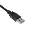 Akyga AK-USB-21 USB 2.0 kabelis USB-A (M) uz Micro USB-B (M), 1 m, melns