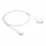 Akyga AK-SW-44 uzlādes kabelis, paredzēts Apple Watch Ultra 2 / Series 9/8/7/6/5/4/3/2/1, alumīnija sakausējums, USB, 1 m, balts
