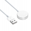 Akyga AK-SW-44 uzlādes kabelis, paredzēts Apple Watch Ultra 2 / Series 9/8/7/6/5/4/3/2/1, alumīnija sakausējums, USB, 1 m, balts