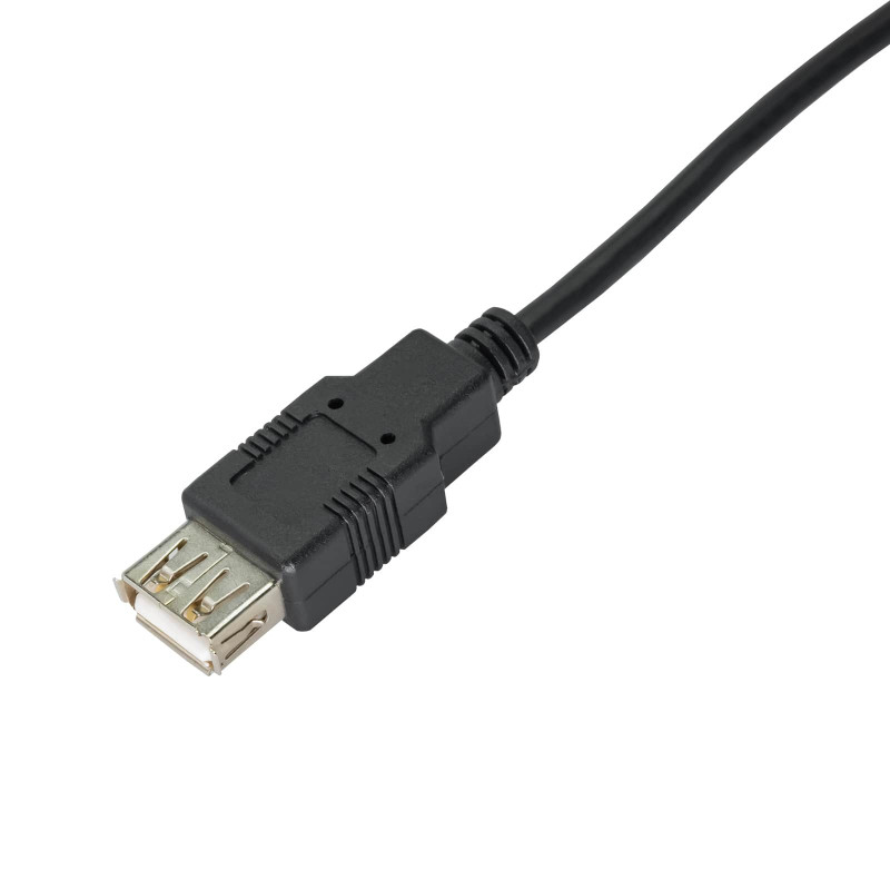 Akyga AK-USB-19 USB 2.0 pagarinājuma kabelis USB-A (M) uz USB-A (F), 3 m, melns