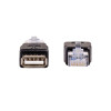 Akyga AK-AD-27 USB-A (F) uz RJ45 (M) adapteris, melns