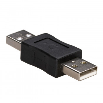 Akyga AK-AD-28 USB-A (M) uz USB-A (M) adapteris, melns