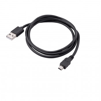 Akyga AK-USB-22 USB 2.0 kabelis USB-A (M) uz Mini USB-B 5-pin (M), 1 m, melns