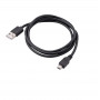 Akyga AK-USB-22 USB 2.0 kabelis USB-A (M) uz Mini USB-B 5-pin (M), 1 m, melns