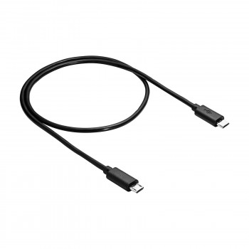 Akyga AK-USB-17 USB 2.0 kabelis Micro USB-B (M) uz Micro USB-B (M), 0,6 m, melns