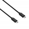 Akyga AK-USB-17 USB 2.0 kabelis Micro USB-B (M) uz Micro USB-B (M), 0,6 m, melns