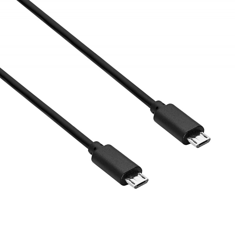 Akyga AK-USB-17 USB 2.0 kabelis Micro USB-B (M) uz Micro USB-B (M), 0,6 m, melns