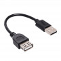 Akyga AK-USB-23 USB 2.0 pagarinājuma kabelis USB-A (M) uz USB-A (F), 15 cm, melns