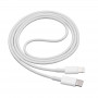 Akyga AK-USB-35 USB-C (M) uz Lightning (M) kabelis, 20 W, 1 m, balts