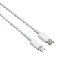Akyga AK-USB-35 USB-C (M) uz Lightning (M) kabelis, 20 W, 1 m, balts