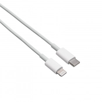 Akyga AK-USB-35 USB-C (M) uz Lightning (M) kabelis, 20 W, 1 m, balts
