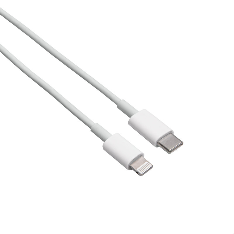 Akyga AK-USB-35 USB-C (M) uz Lightning (M) kabelis, 20 W, 1 m, balts