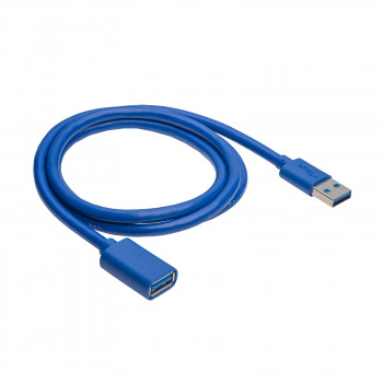 Akyga AK-USB-28 USB 3.0 pagarinājuma kabelis USB-A (M) uz USB-A (F), 1 m, melns
