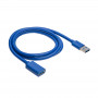 Akyga AK-USB-28 USB 3.0 pagarinājuma kabelis USB-A (M) uz USB-A (F), 1 m, melns