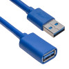 Akyga AK-USB-28 USB 3.0 pagarinājuma kabelis USB-A (M) uz USB-A (F), 1 m, melns
