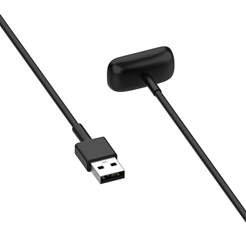 Akyga AK-SW-45 uzlādes kabelis, paredzēts Fitbit Luxe / Charge 5 / Charge 6, USB, 1 m