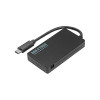 Akyga AK-AD-52 aktīvs USB-C centrmezgls, USB-C (M) uz 4x USB-A (F), USB 3.1, 20 cm