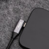 Akyga AK-USB-53 USB-C – USB-C pīts kabelis ar leņķa spraudni, USB 2.0, 60 W, 0,3 m, melns