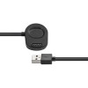 Akyga AK-SW-55 magnētisks uzlādes kabelis, paredzēts SUUNTO 7, USB-A, 1 m