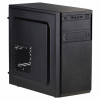 Akyga AK17BK Micro ATX korpuss, 2x USB 3.0, bez barošanas bloka, melns
