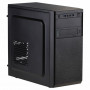 Akyga AK17BK Micro ATX korpuss, 2x USB 3.0, bez barošanas bloka, melns