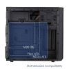 Akyga AK17BK Micro ATX korpuss, 2x USB 3.0, bez barošanas bloka, melns