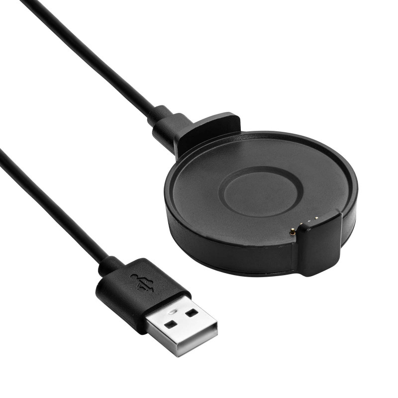 Akyga AK-SW-59 lādētājs, paredzēts Ticwatch PRO, ar USB-A / Micro USB-B kabeli, 1 m