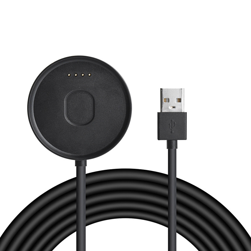 Akyga AK-SW-57 uzlādes kabelis, paredzēts Ticwatch S2 / E2, USB-A, 1 m