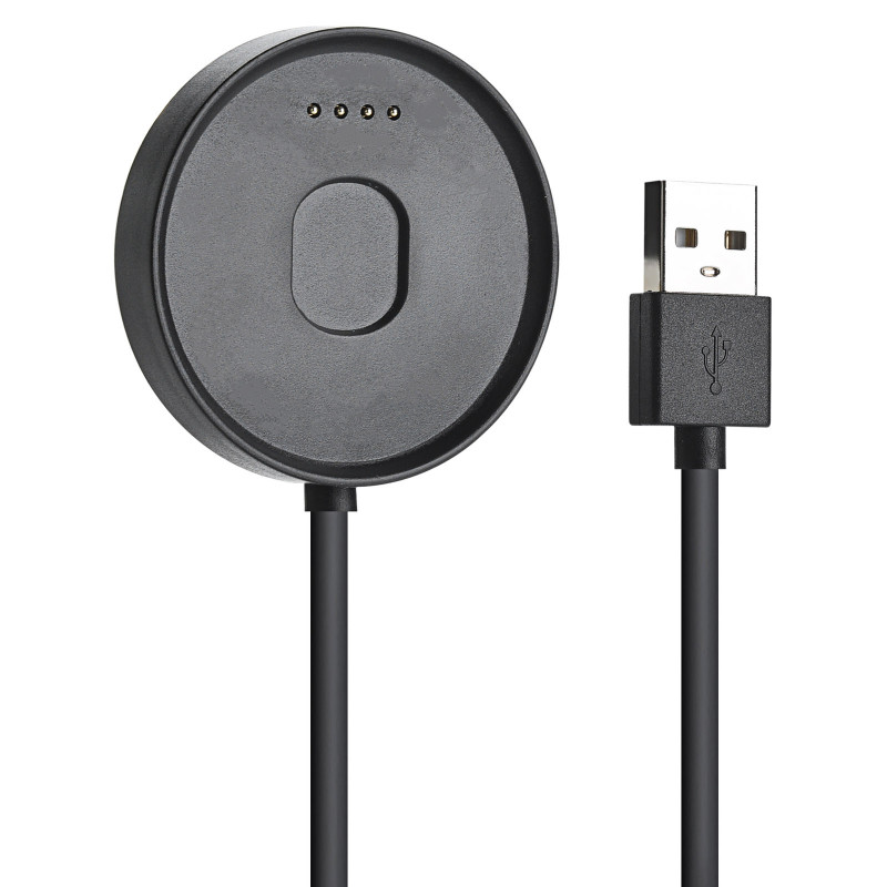 Akyga AK-SW-57 uzlādes kabelis, paredzēts Ticwatch S2 / E2, USB-A, 1 m