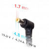 Akyga AK-ND-35 auto klēpjdatora lādētājs 19 V / 4,74 A, 90 W, 4,8 x 1,7 mm, saderīgs ar HP