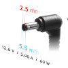 Akyga AK-ND-30 barošanas adapteris 12 V, 5 A, 60 W, 5,5 x 2,5 mm, mini PC / LED, 1,2 m