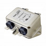 Akyga EN2010-1-F vienfāzes EMI filtrs, 1 A, 120-250 V AC, 50/60 Hz, 6,3 mm spailes