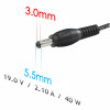 Akyga AK-ND-56 klēpjdatora lādētājs 19 V / 6,32 A, 120 W, 5,5 x 3,0 mm + tapa, 1,2 m, saderīgs ar Samsung